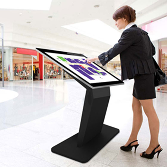 43" Multi-Touch Screen Pedestal Kiosks